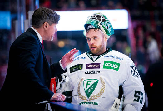 Färjestads målvakt Markus Svensson