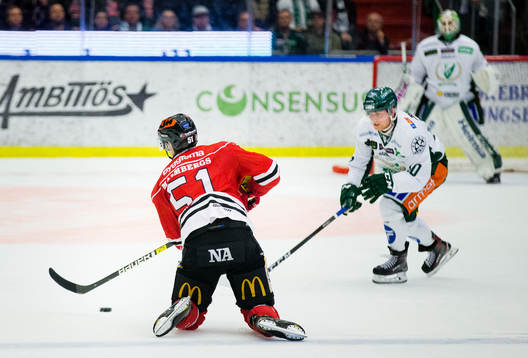 Örebros Kristian Näkyvä och Färjestads Marcus Nilsson