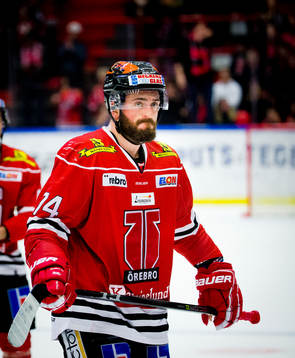 Örebros Nick Ebert deppar