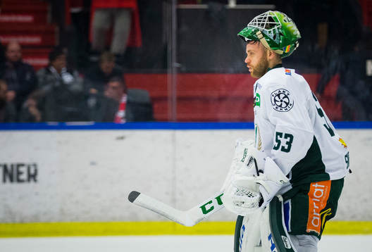 Färjestads målvakt Markus Svensson