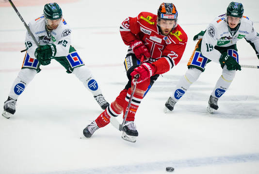 Färjestads Martin Johansson och Örebros Jonathan