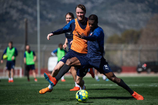 Rasmus Jönsson och Mohammed Abubakari
