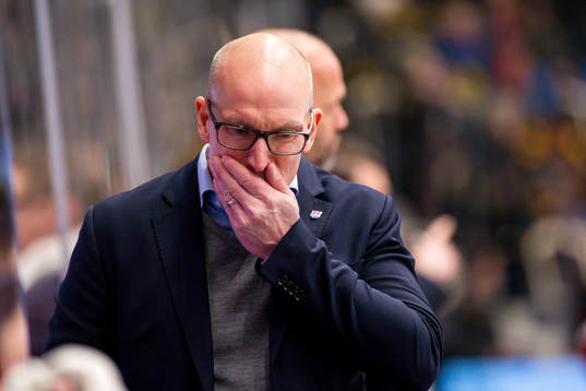 Timrås tränare Fredrik Andersson deppar