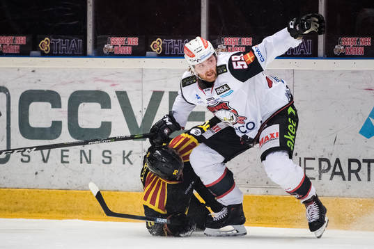 Brynäs Jesper Boqvist och Malmö Redhawks Anton Mylläri
