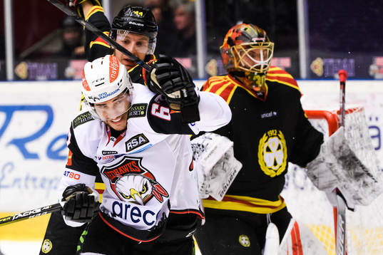 Brynäs Jacob Blomqvist och Malmö Redhawks Konstantin