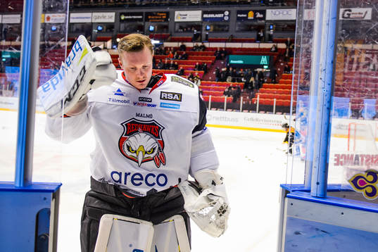 Malmö Redhawks målvakt Lars Volden