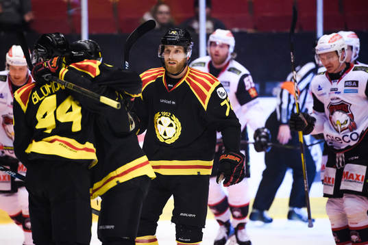Brynäs Joachim Rohdin jublar