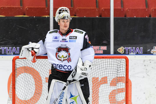 Malmö Redhawks målvakt Lars Volden