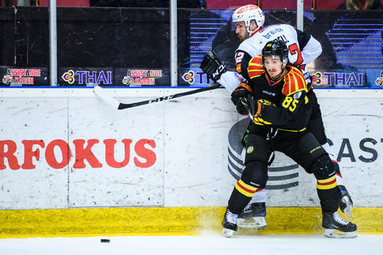 Malmö Redhawks Niklas Arell och Brynäs Rudolf Cerveny