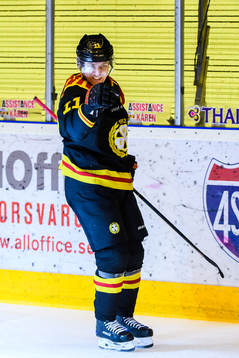 Brynäs Joel Kellman jublar