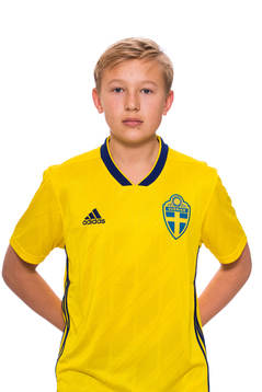 Hugo Borstam i P16-landslaget