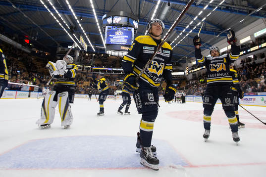 Spelare ur HV71 jublar