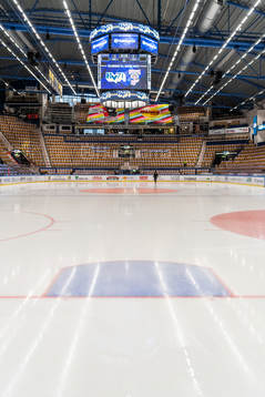 Interiör i Kinnarps arena