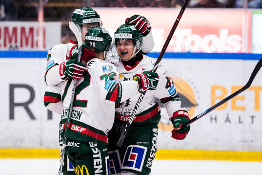 Frölunda Patrik Carlsson jublar