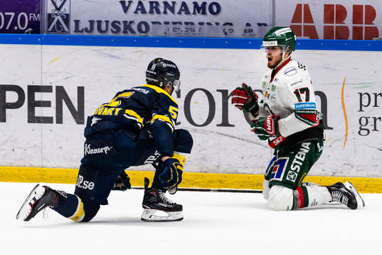 s Martin Fehérváry och Frölunda Sebastian Stålberg