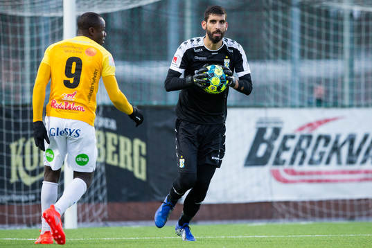 IFK Göteborgs målvakt Giannis Anestis