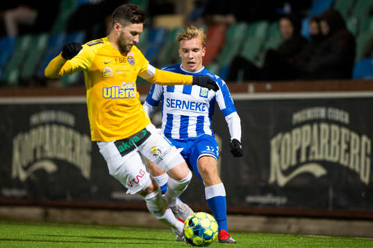 Falkenbergs Tibor Brink Joza och IFK Göteborgs Edvin