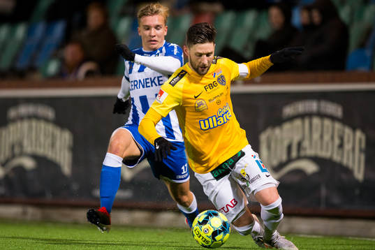 Falkenbergs Tibor Brink Joza och IFK Göteborgs Edvin