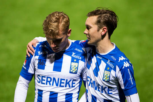 IFK Göteborgs Edvin Dahlqvist och Patrik Karlsson Lagemyr