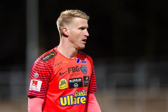 Falkenbergs målvakt Johan Brattberg