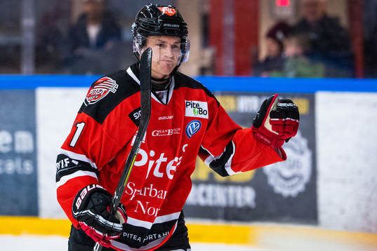 Piteås Joakim Högberg jublar