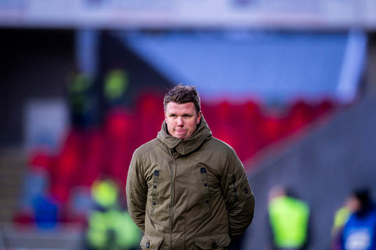 Östers tränare Christian Järdler deppar