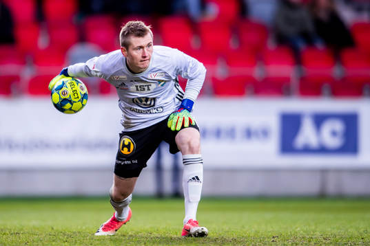 Östers målvakt Tobias Andersson