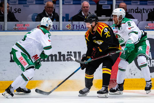 Rögles Alen Bibic och Linus Sandin