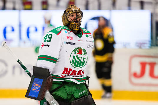 Rögles målvakt Justin Pogge