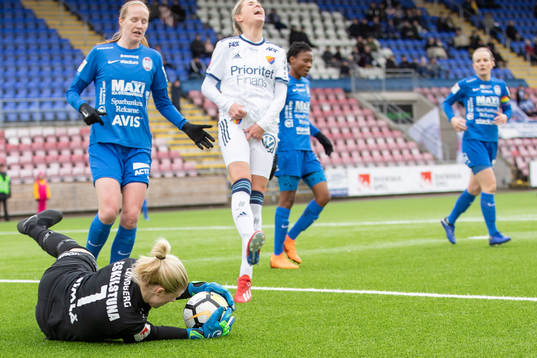Eskilstunas målvakt Emelie Lundberg
