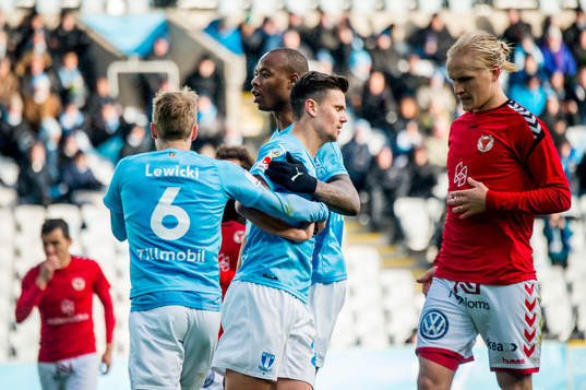 Malmö FFs Marcus Antonsson jublar