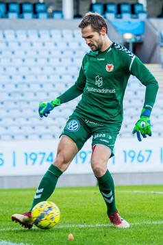 Kalmars målvakt Lucas Hägg-Johansson