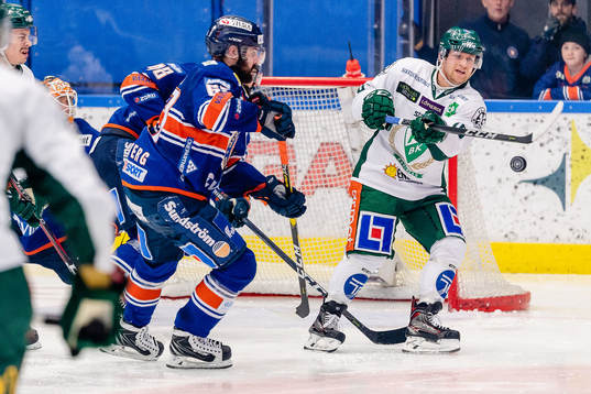 Växjös Linus Fröberg och Färjestads Marcus Nilsson