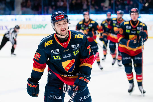 Djurgårdens Emil Bemström jublar