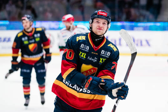 Djurgårdens Marcus Davidsson jublar