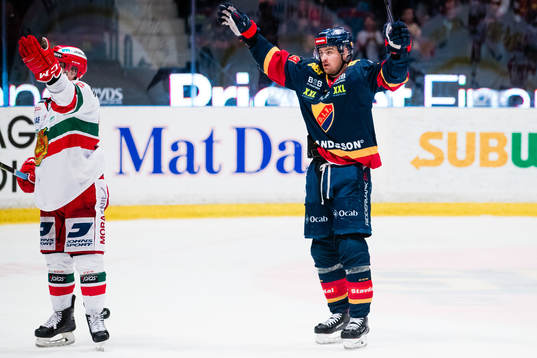 Djurgårdens Daniel Brodin jublar