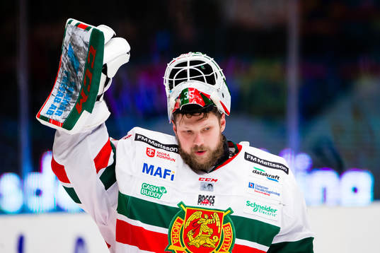 Moras målvakt Christian Engstrand deppar