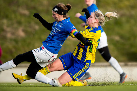 Trelleborgs Felicia Miller och Eskilsminnes Jasmine Hansen