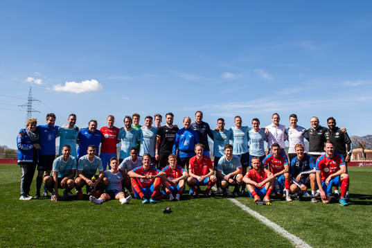 Mouiters och Helsingborgs spelare