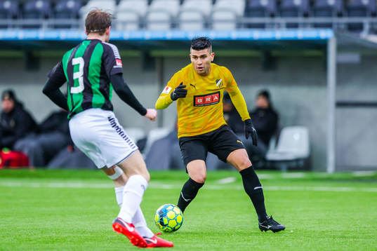 GAIS August Wängberg och Häckens Paulinho