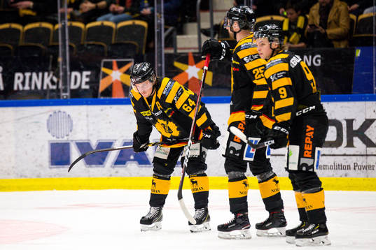 Skellefteås Jonathan Pudas, Albin Lundin och Tim Söderlund