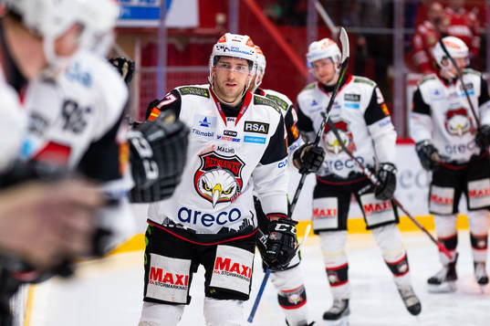 Malmö Redhawks Konstantin Komarek jublar