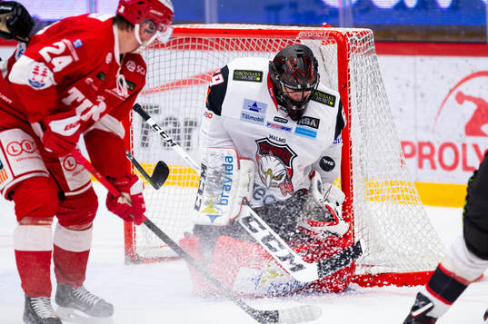 Malmö Redhawks målvakt Oscar Alsenfelt