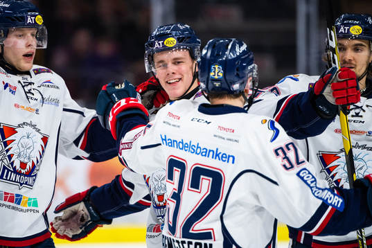 Linköpings Anton Karlsson, Olle Lycksell, Lukas Bengtsson