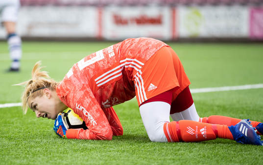 Djurgårdens målvakt Jennifer Pelley