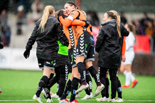 Kristianstads Alice Nilsson jublar