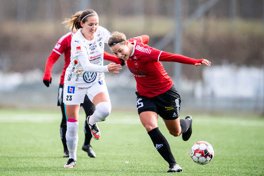 Limhamn Bunkeflos Elisa Lang Nilsson och Kalmars Mathilda