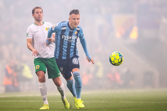 Hammarbys Jeppe Andersen och Djurgårdens Fredrik Ulvestad