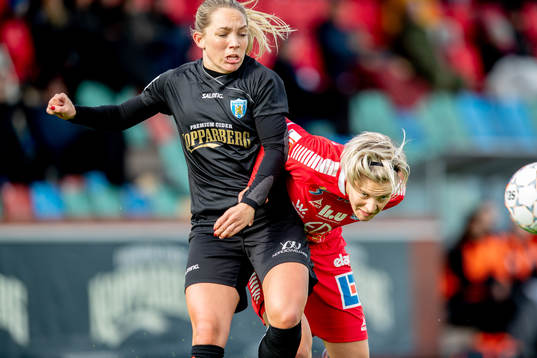 0  Göteborgs Elin Rubensson mot Linköpings Lina Hurtig