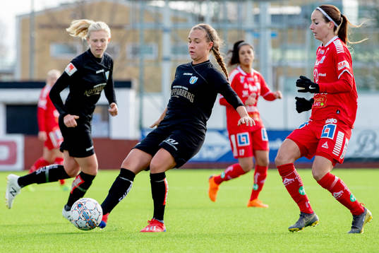 0 Göteborgs Julia Zigiotti Olme och Rebecka Blomqvist  mot